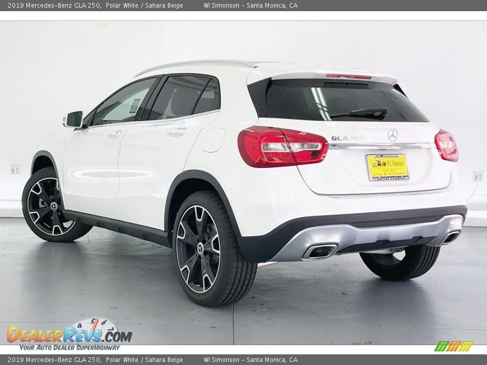 2019 Mercedes-Benz GLA 250 Polar White / Sahara Beige Photo #2