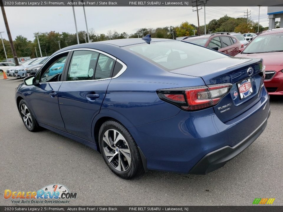 2020 Subaru Legacy 2.5i Premium Abyss Blue Pearl / Slate Black Photo #4
