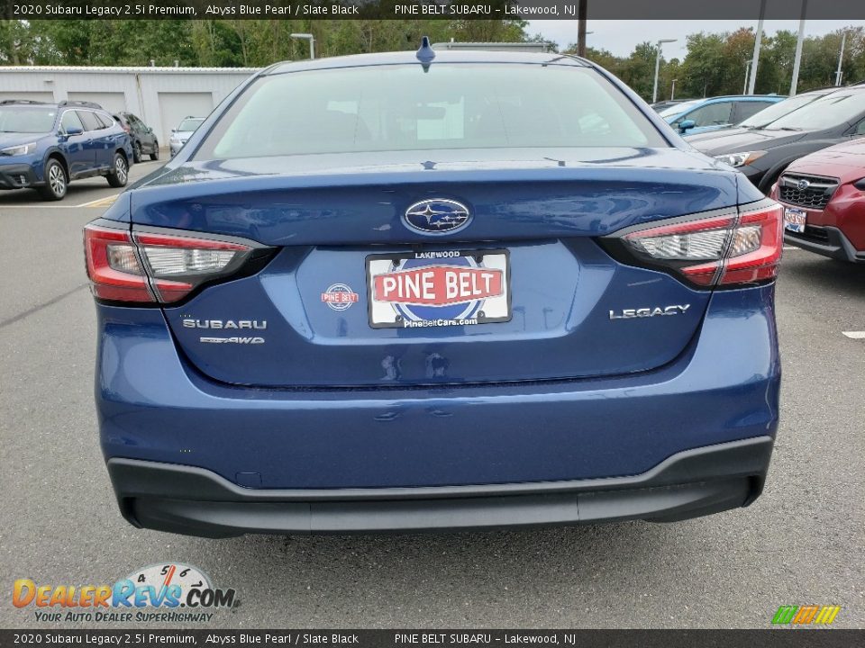 2020 Subaru Legacy 2.5i Premium Abyss Blue Pearl / Slate Black Photo #5
