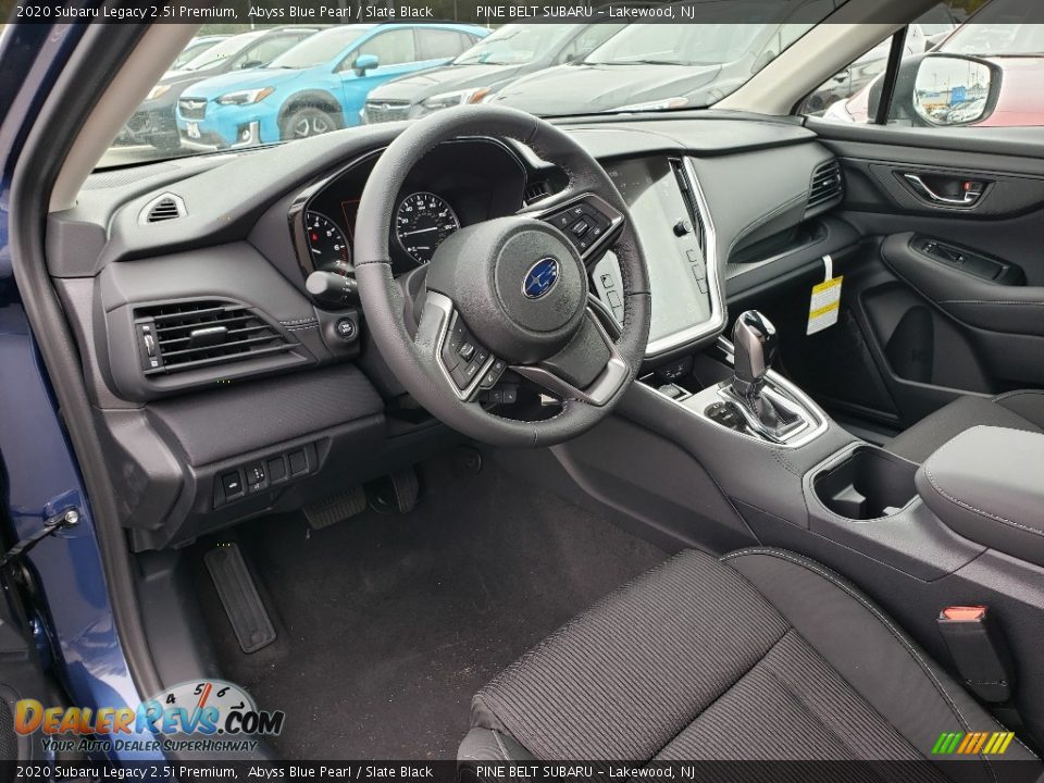Slate Black Interior - 2020 Subaru Legacy 2.5i Premium Photo #8