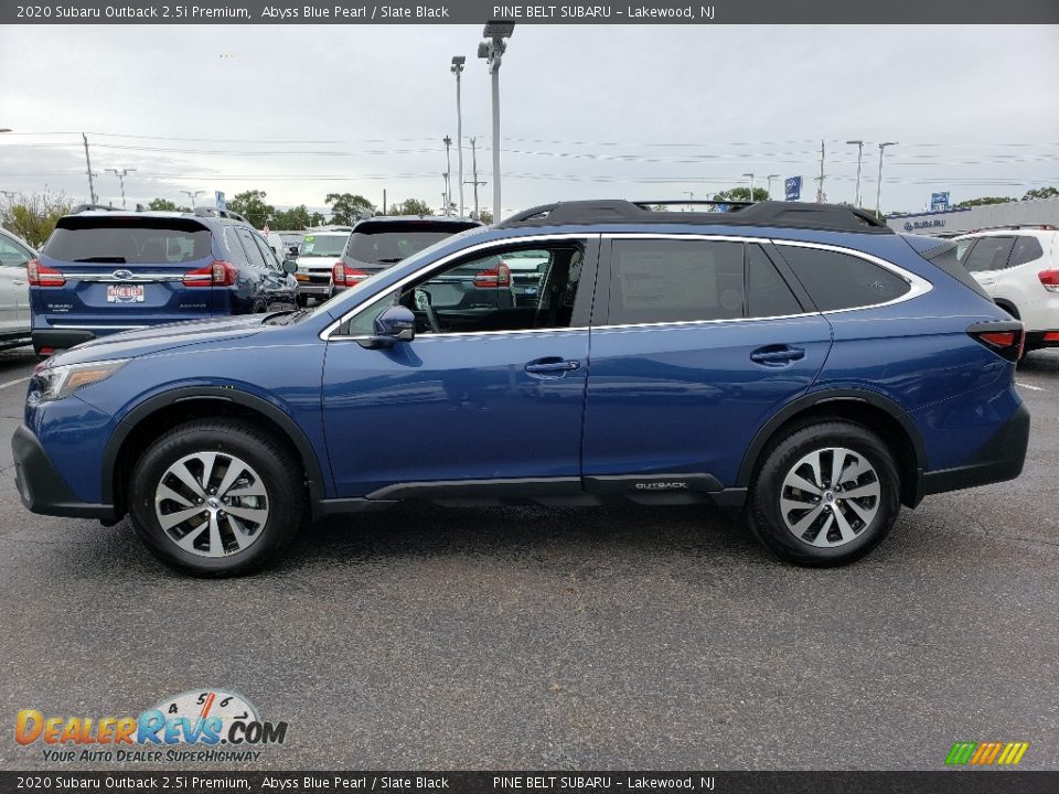 2020 Subaru Outback 2.5i Premium Abyss Blue Pearl / Slate Black Photo #3