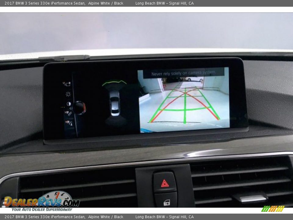 2017 BMW 3 Series 330e iPerfomance Sedan Alpine White / Black Photo #13