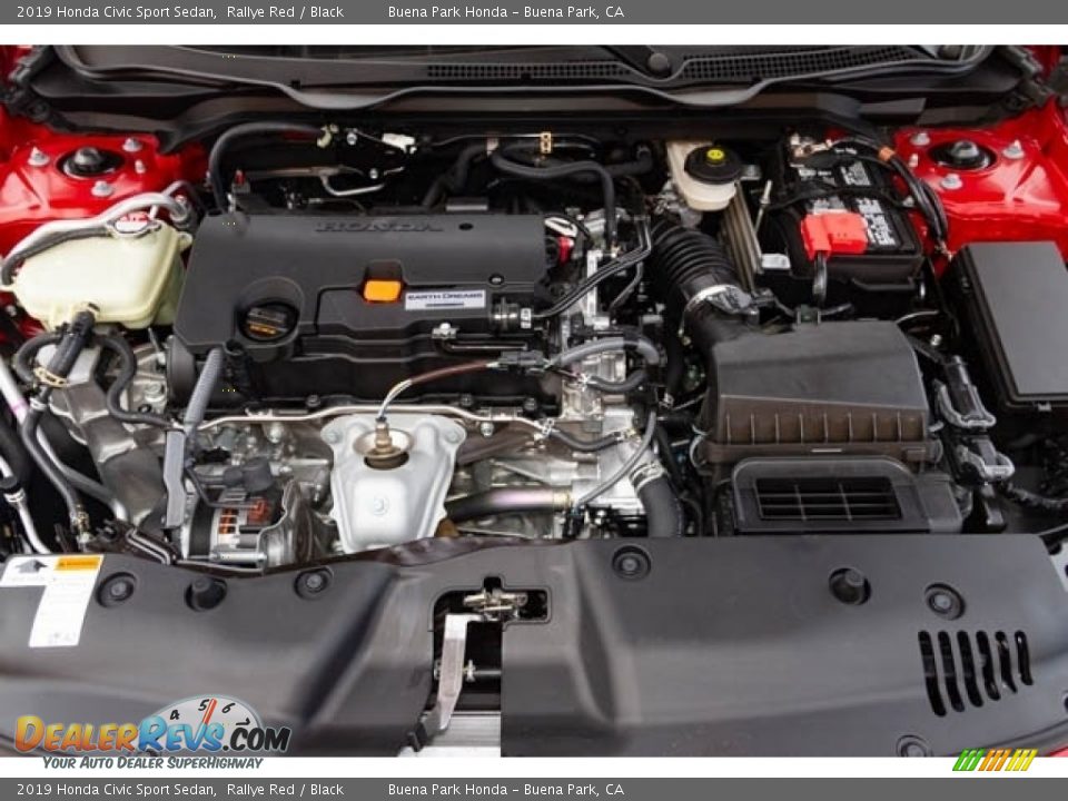 2019 Honda Civic Sport Sedan Rallye Red / Black Photo #10