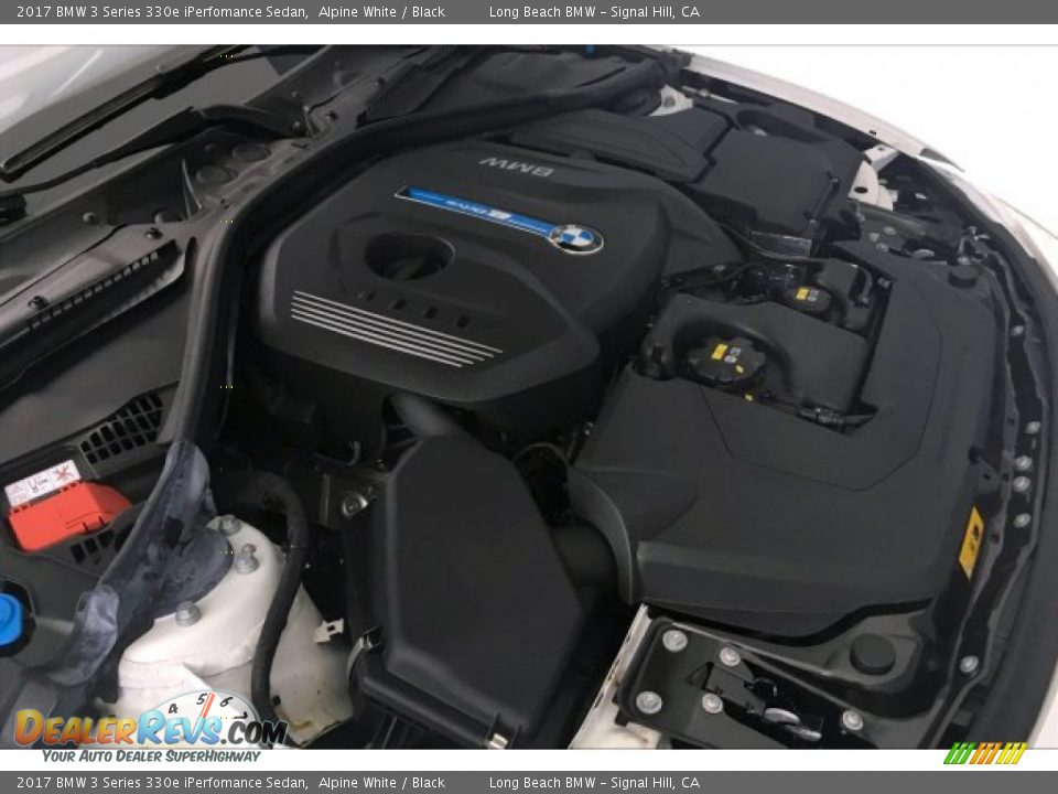 2017 BMW 3 Series 330e iPerfomance Sedan Alpine White / Black Photo #27