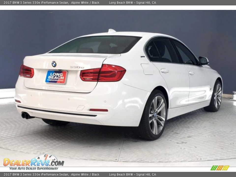 2017 BMW 3 Series 330e iPerfomance Sedan Alpine White / Black Photo #30
