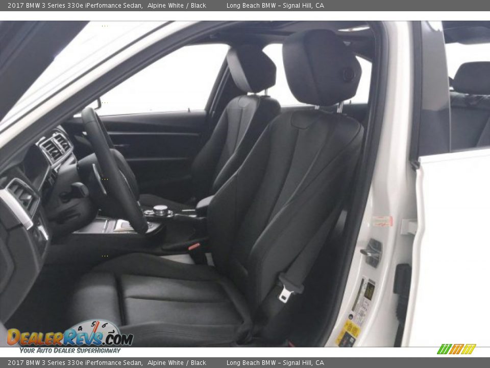 2017 BMW 3 Series 330e iPerfomance Sedan Alpine White / Black Photo #32