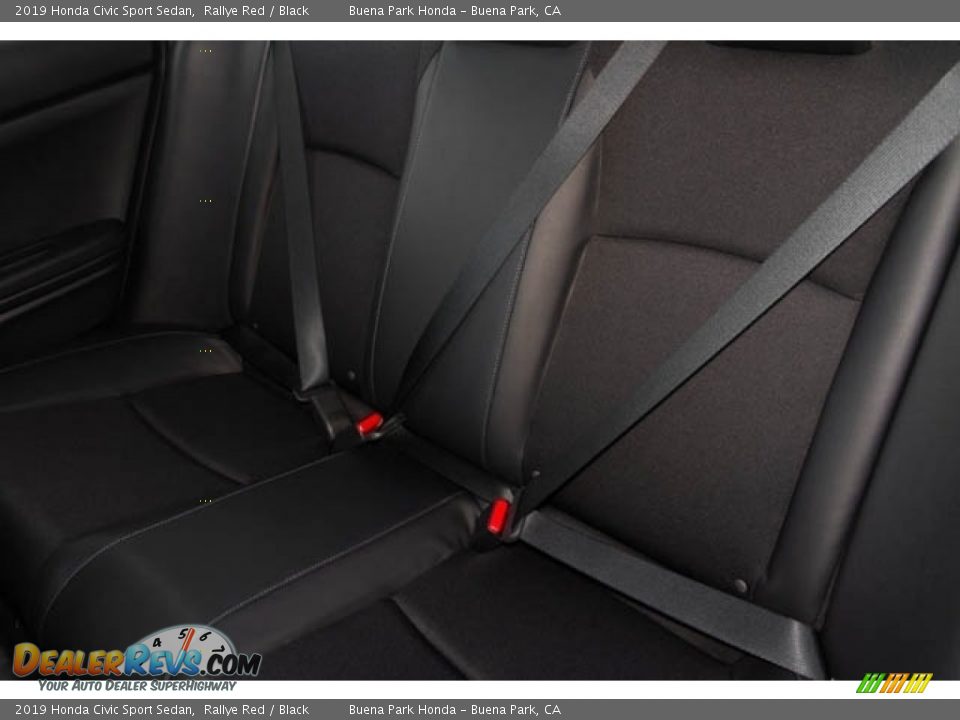 2019 Honda Civic Sport Sedan Rallye Red / Black Photo #26