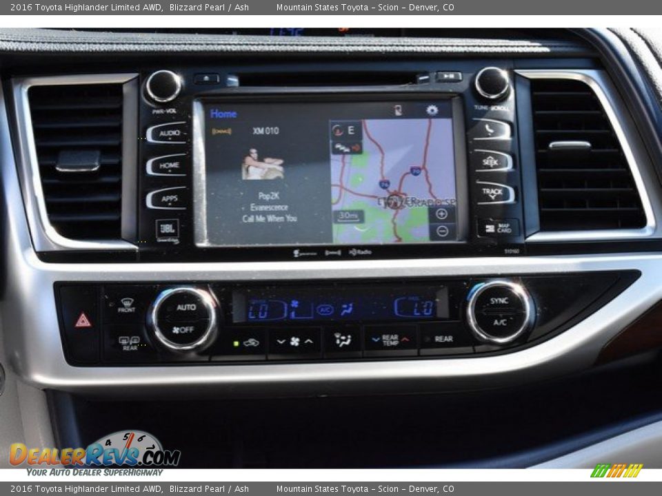 2016 Toyota Highlander Limited AWD Blizzard Pearl / Ash Photo #15