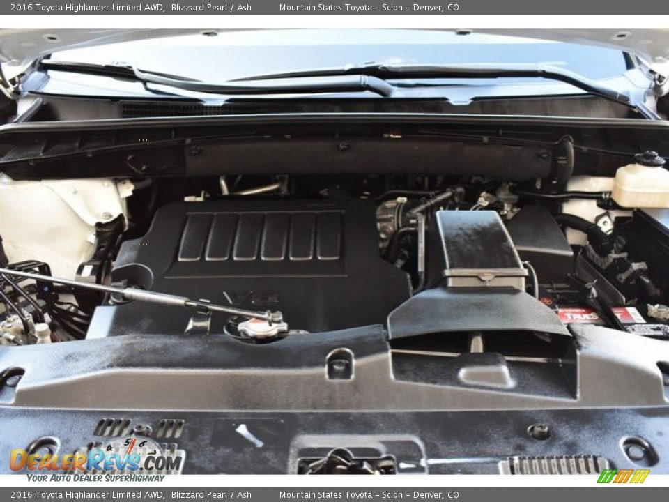 2016 Toyota Highlander Limited AWD Blizzard Pearl / Ash Photo #29