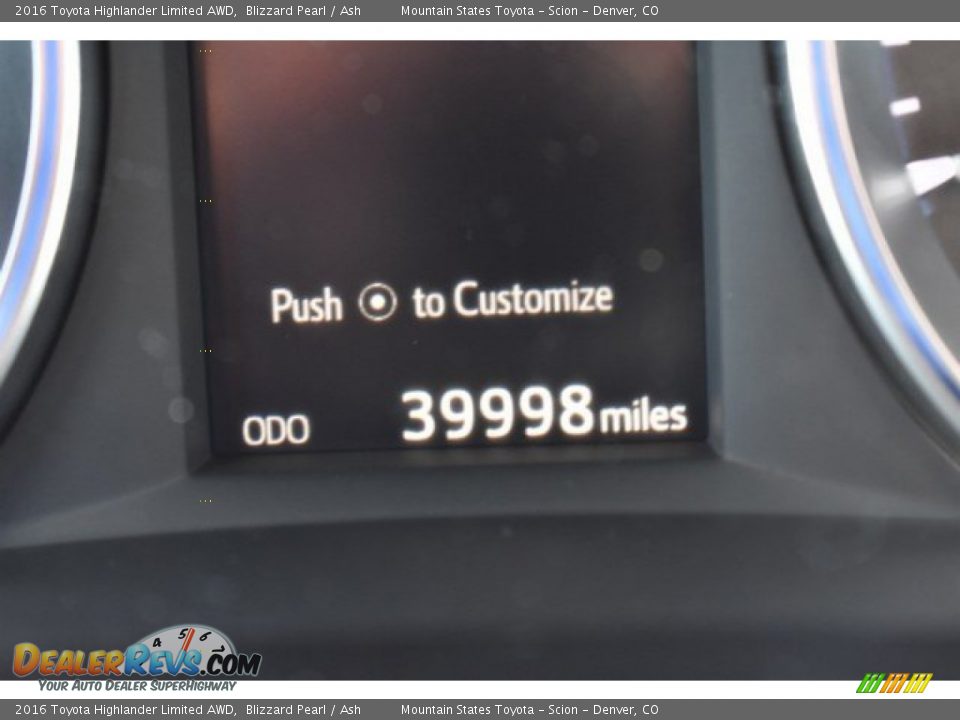2016 Toyota Highlander Limited AWD Blizzard Pearl / Ash Photo #31
