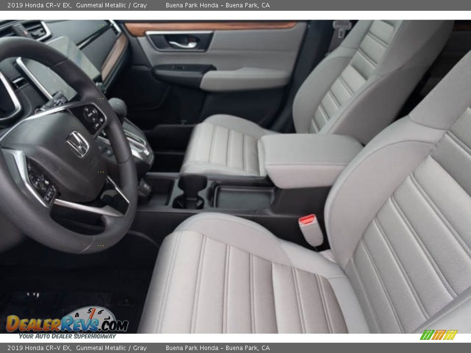 2019 Honda CR-V EX Gunmetal Metallic / Gray Photo #14