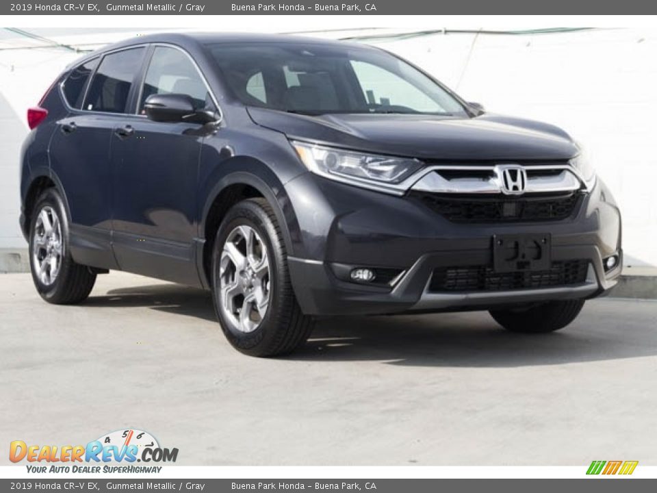 2019 Honda CR-V EX Gunmetal Metallic / Gray Photo #1