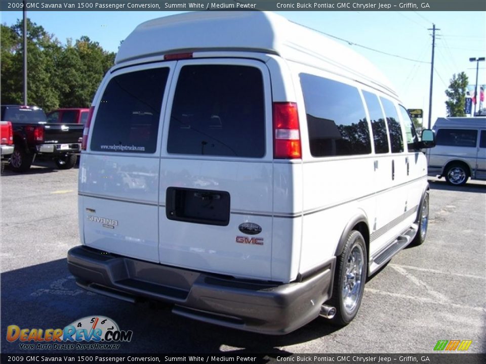 2009 GMC Savana Van 1500 Passenger Conversion Summit White / Medium Pewter Photo #4