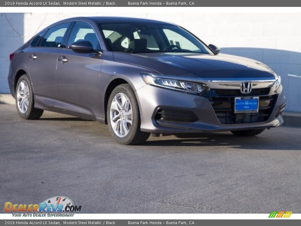 2019 Honda Accord LX Sedan Modern Steel Metallic / Black Photo #1