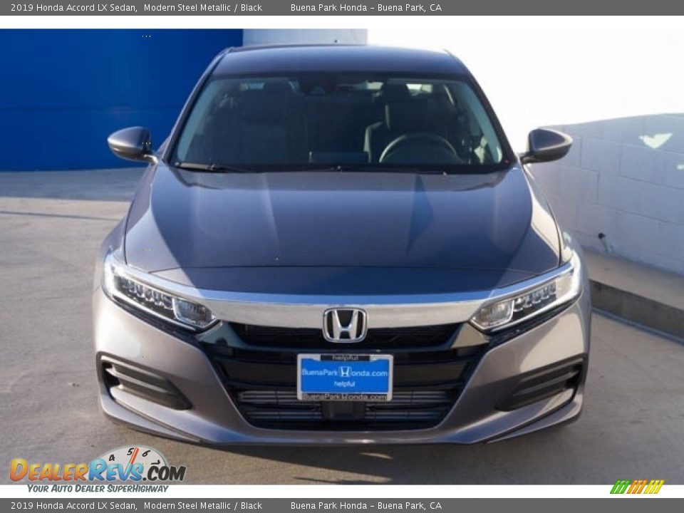 2019 Honda Accord LX Sedan Modern Steel Metallic / Black Photo #3