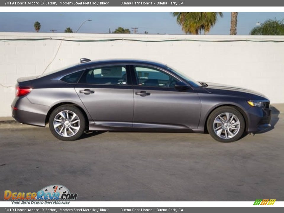 2019 Honda Accord LX Sedan Modern Steel Metallic / Black Photo #5