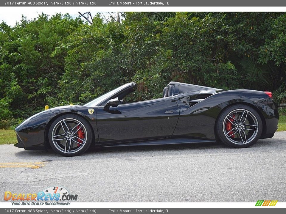 Nero (Black) 2017 Ferrari 488 Spider  Photo #5