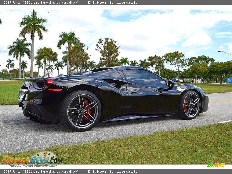 2017 Ferrari 488 Spider Nero (Black) / Nero (Black) Photo #8