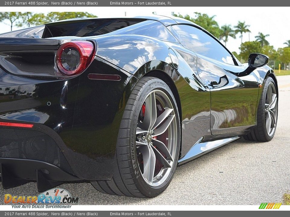 Nero (Black) 2017 Ferrari 488 Spider  Photo #10