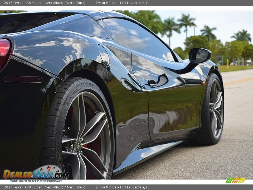 2017 Ferrari 488 Spider Nero (Black) / Nero (Black) Photo #11