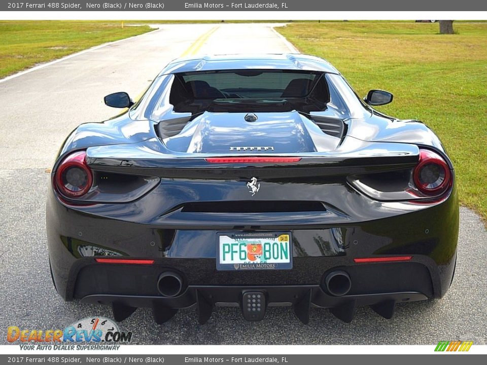 Nero (Black) 2017 Ferrari 488 Spider  Photo #12