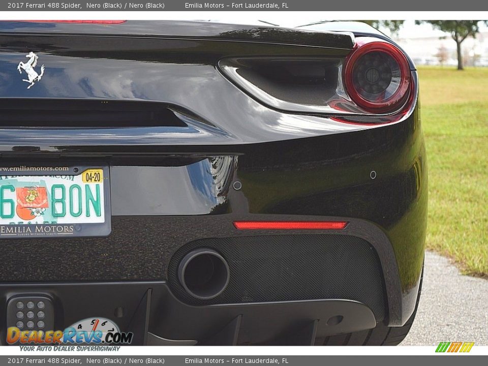 2017 Ferrari 488 Spider Nero (Black) / Nero (Black) Photo #16