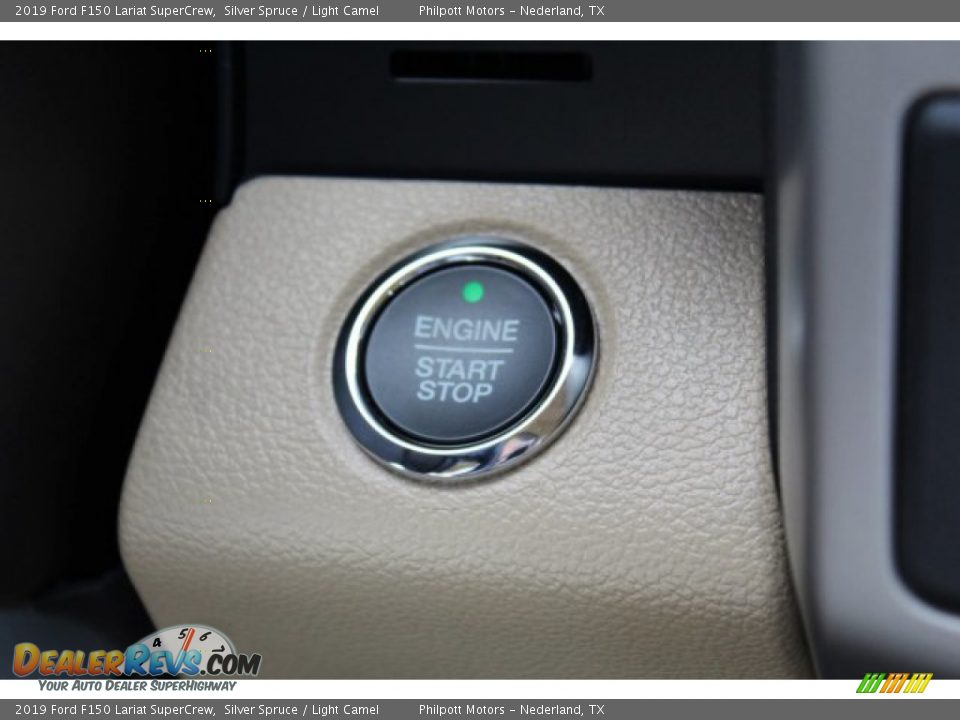 2019 Ford F150 Lariat SuperCrew Silver Spruce / Light Camel Photo #18