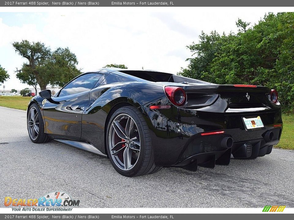 2017 Ferrari 488 Spider Nero (Black) / Nero (Black) Photo #17