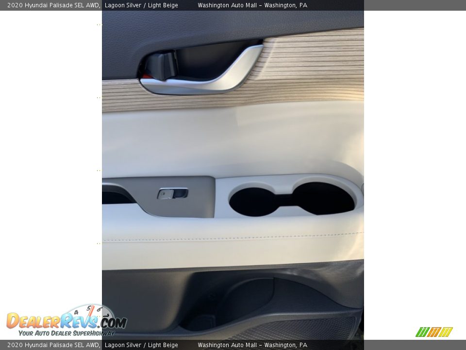 2020 Hyundai Palisade SEL AWD Lagoon Silver / Light Beige Photo #18