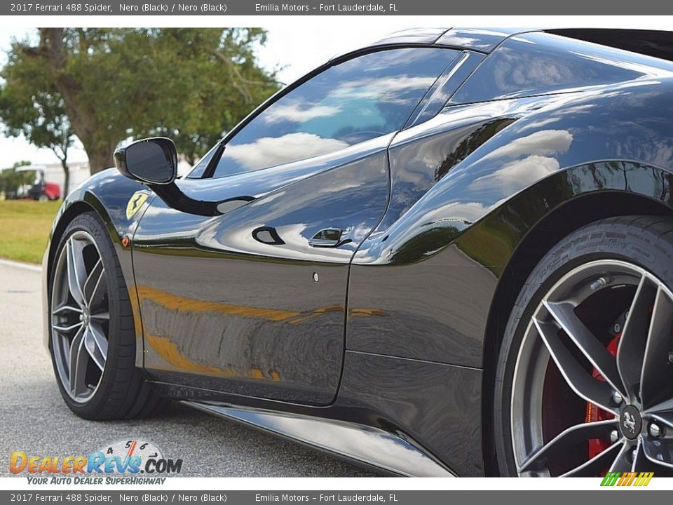 2017 Ferrari 488 Spider Nero (Black) / Nero (Black) Photo #20