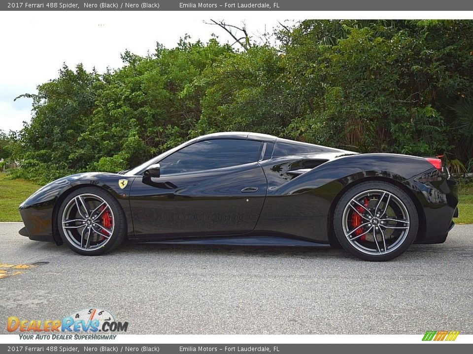 2017 Ferrari 488 Spider Nero (Black) / Nero (Black) Photo #21