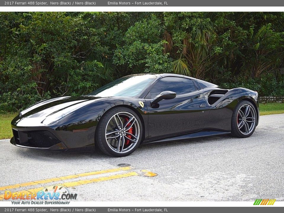 Nero (Black) 2017 Ferrari 488 Spider  Photo #22