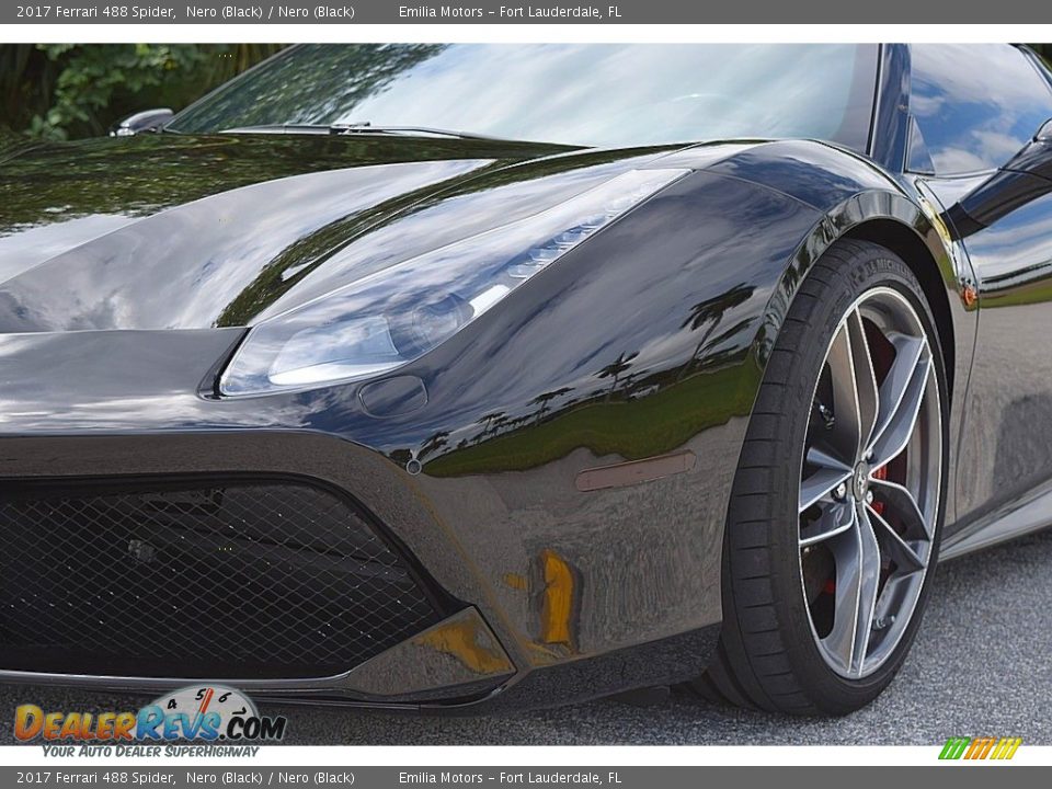 2017 Ferrari 488 Spider Nero (Black) / Nero (Black) Photo #24