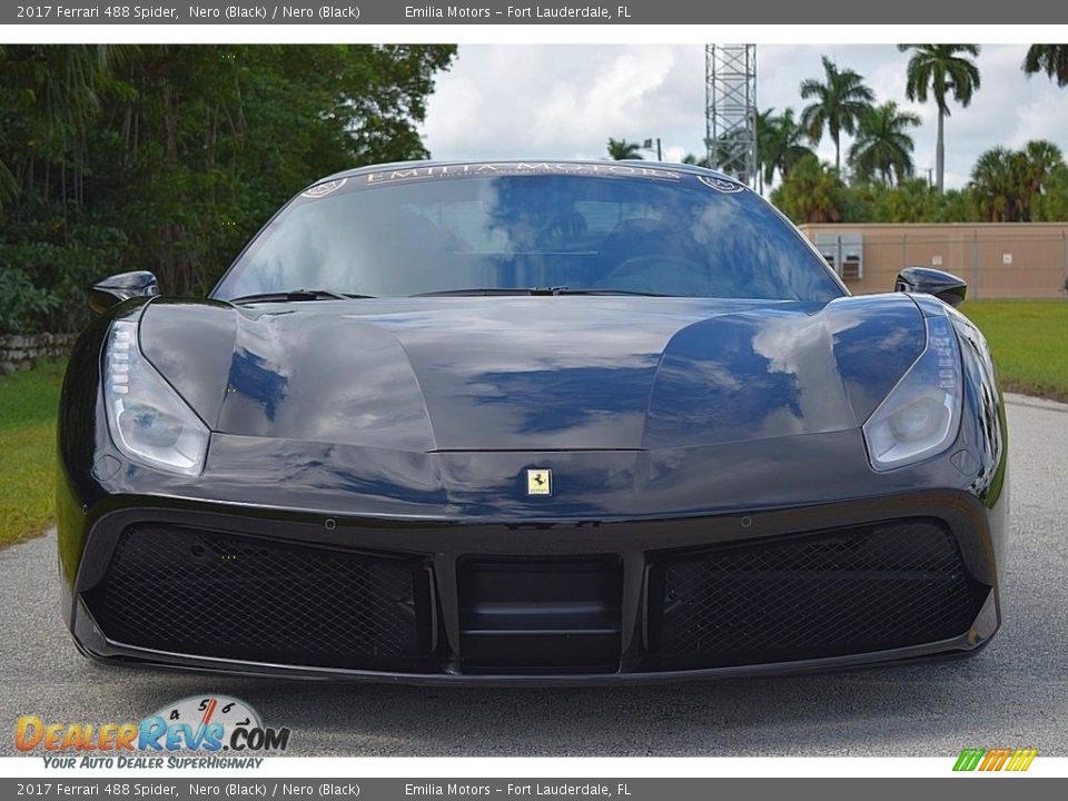 2017 Ferrari 488 Spider Nero (Black) / Nero (Black) Photo #28