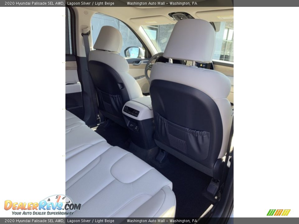 2020 Hyundai Palisade SEL AWD Lagoon Silver / Light Beige Photo #31