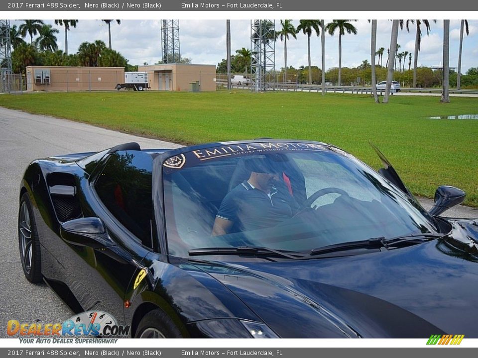 2017 Ferrari 488 Spider Nero (Black) / Nero (Black) Photo #39