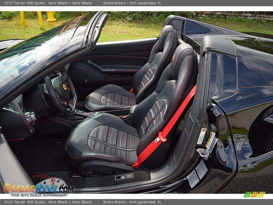 Front Seat of 2017 Ferrari 488 Spider  Photo #45