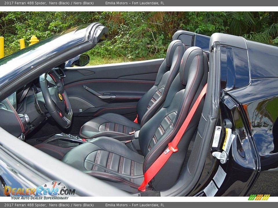 Front Seat of 2017 Ferrari 488 Spider  Photo #48