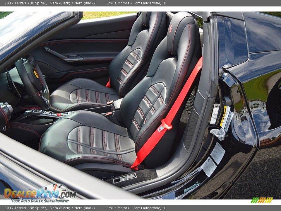 Front Seat of 2017 Ferrari 488 Spider  Photo #49