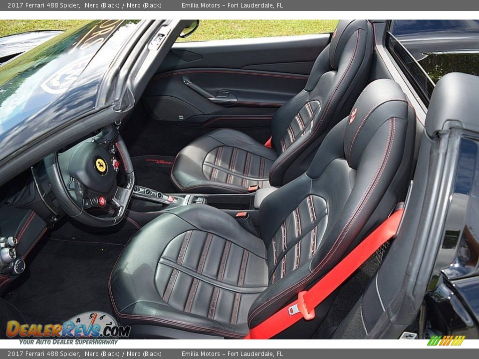 Front Seat of 2017 Ferrari 488 Spider  Photo #53