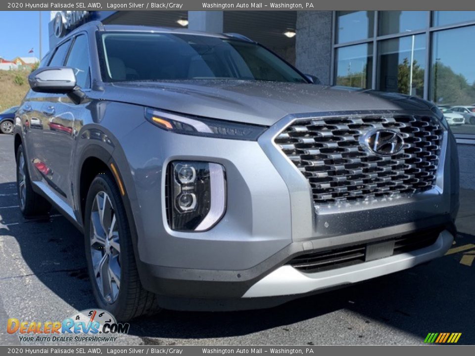 2020 Hyundai Palisade SEL AWD Lagoon Silver / Black/Gray Photo #1