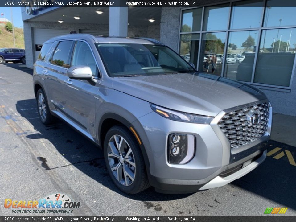 2020 Hyundai Palisade SEL AWD Lagoon Silver / Black/Gray Photo #2