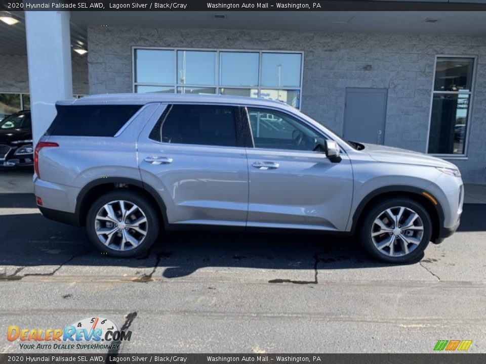 2020 Hyundai Palisade SEL AWD Lagoon Silver / Black/Gray Photo #3