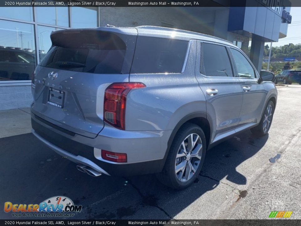 2020 Hyundai Palisade SEL AWD Lagoon Silver / Black/Gray Photo #4