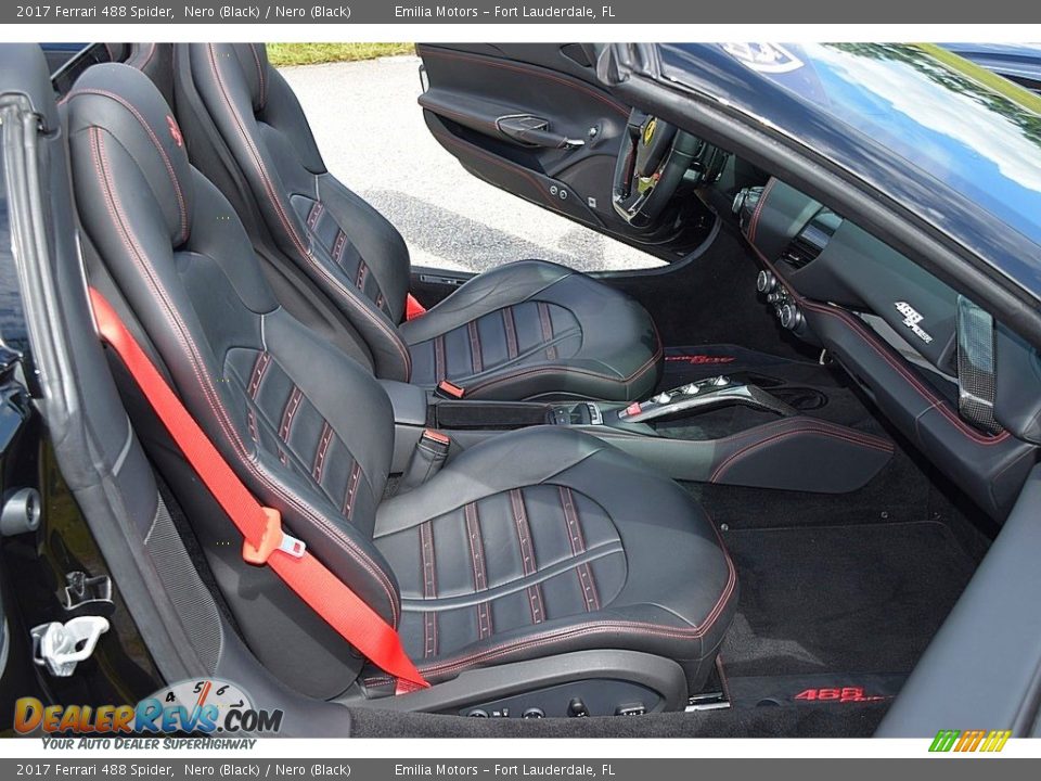 Front Seat of 2017 Ferrari 488 Spider  Photo #60