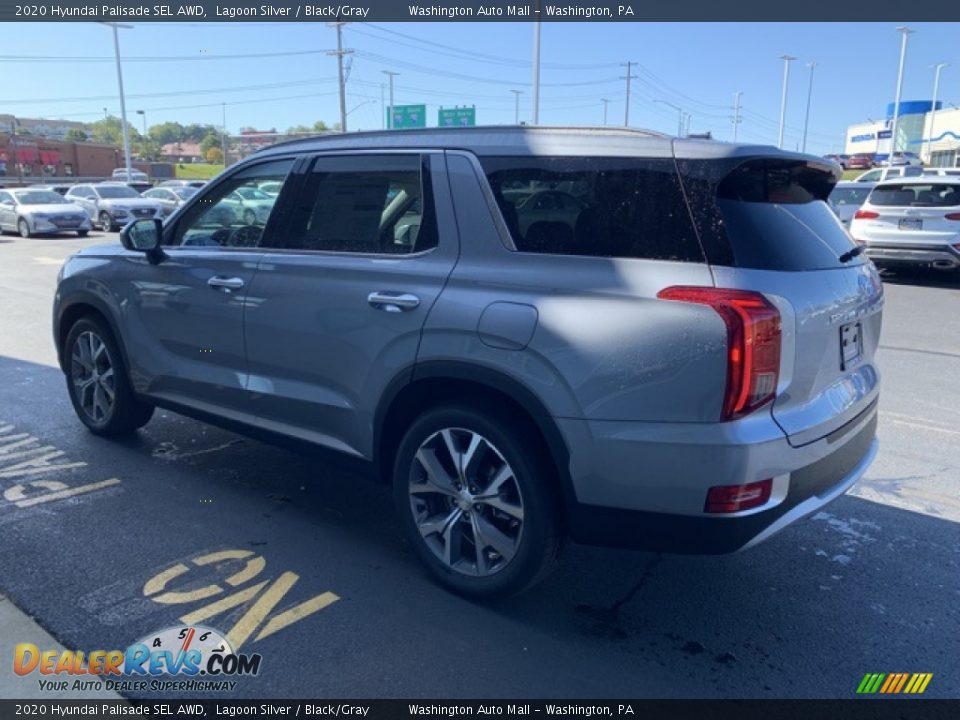 2020 Hyundai Palisade SEL AWD Lagoon Silver / Black/Gray Photo #6