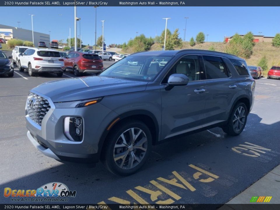 2020 Hyundai Palisade SEL AWD Lagoon Silver / Black/Gray Photo #7