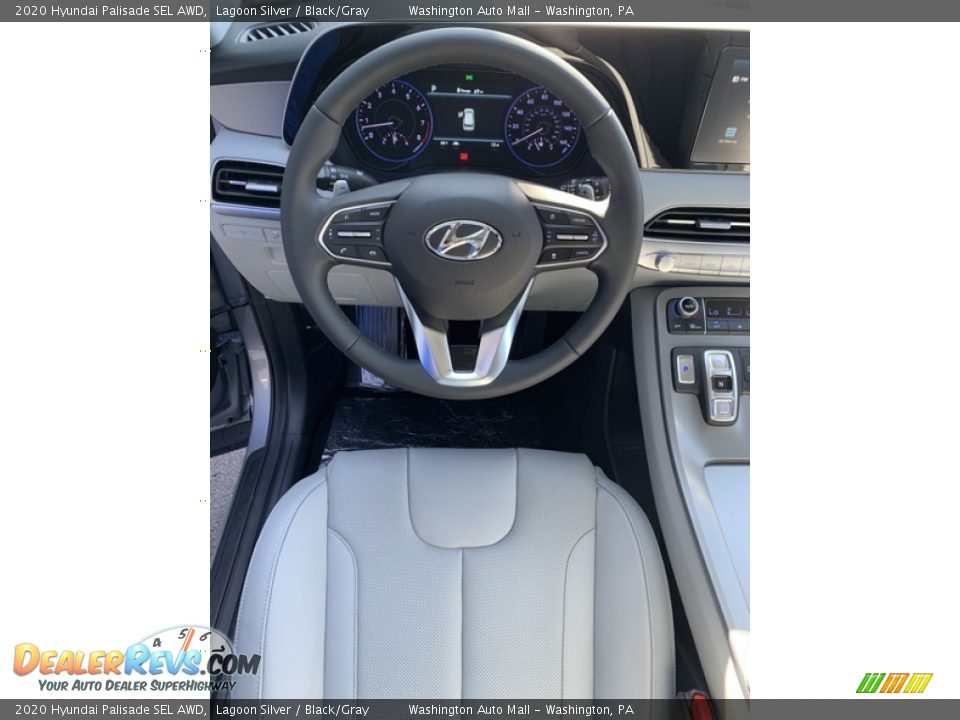 2020 Hyundai Palisade SEL AWD Lagoon Silver / Black/Gray Photo #14