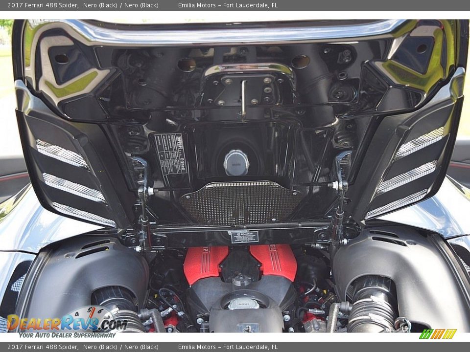 2017 Ferrari 488 Spider  3.9 Liter Turbocharged DOHC 32-Valve V8 Engine Photo #73