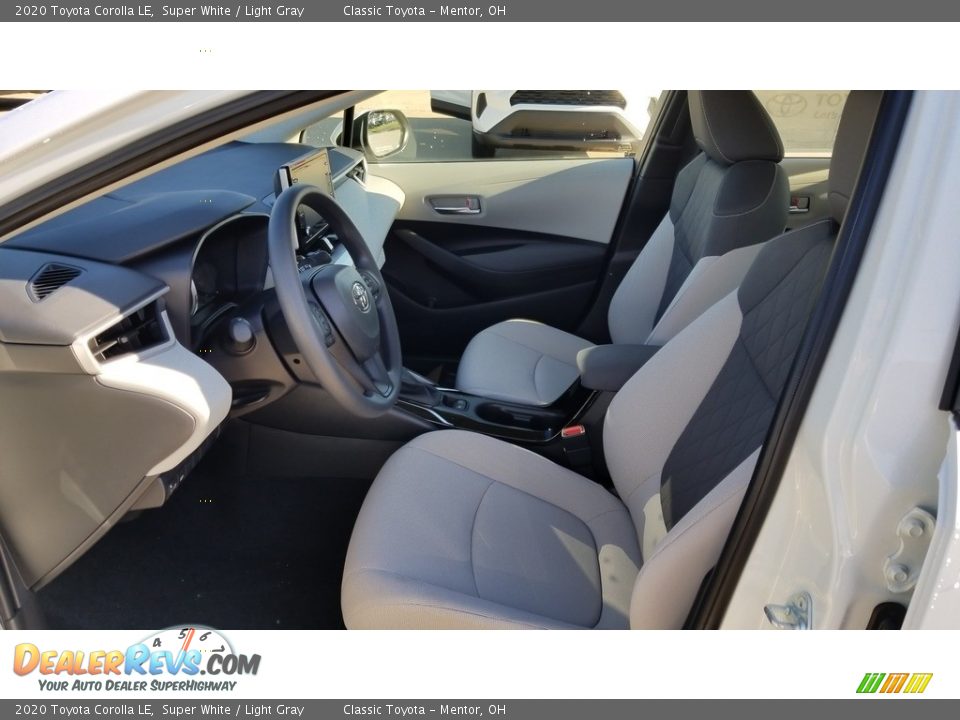 2020 Toyota Corolla LE Super White / Light Gray Photo #2